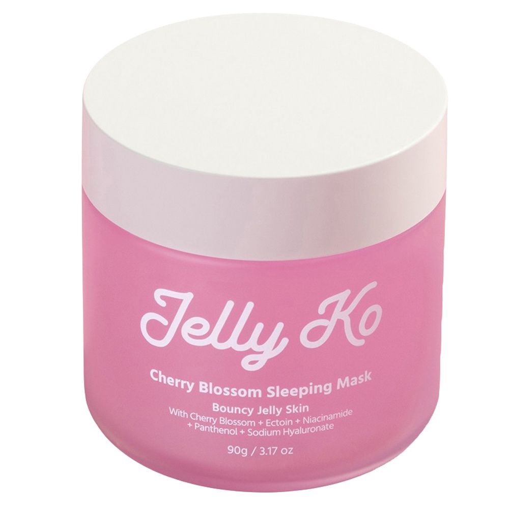Jelly Ko Cherry Blossom Sleeping Mask - Hydrating Overnight Glow for Silky, Dewy Skin 90g