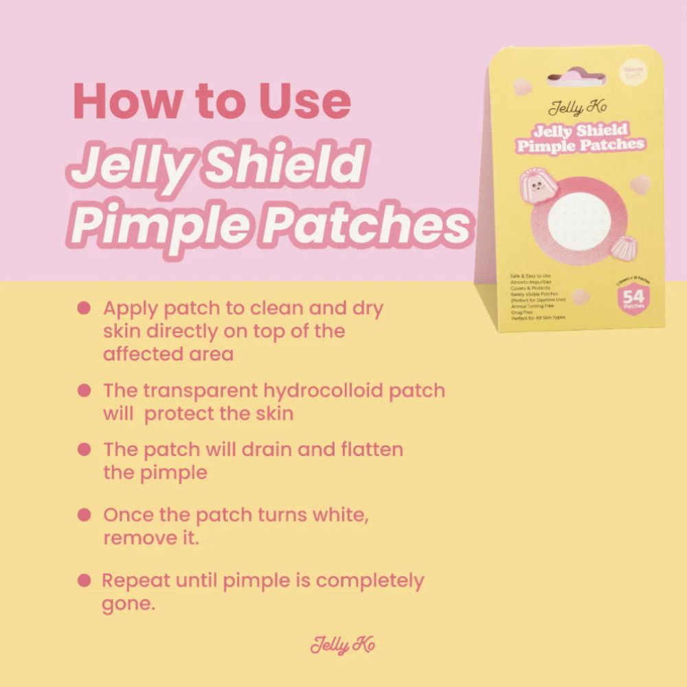 Jelly Ko Jelly Shield Pimple Patches 54 Patches 10mm each