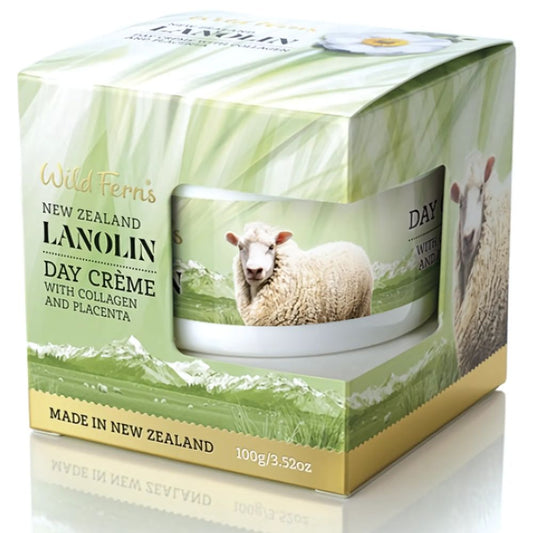 Wild Ferns Lanolin Day Crème Pot 100g