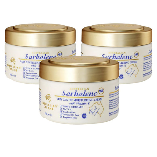 G&M Cosmetics Australian Creams MKII Sorbolene Cream 250g 3 Pack
